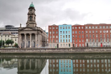 Obraz premium dans les rues de Dublin en Irlande