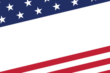 usa flag transprant banner greetings, transprant banner template for USA national holidays greetings, cards, posters and festive backgrounds.