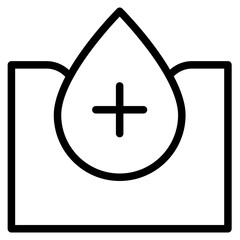 Skin treatment icon vector illustration	