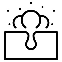 Fore cleaning icon vector illustration	