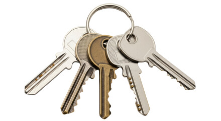 Isolated Bunch of Keys