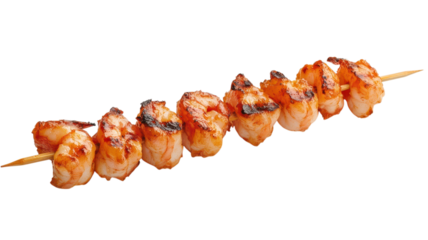 Grilled shrimp skewers are perfect for outdoor gatherings and festive occasions in warm weather