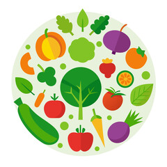 Fototapeta premium fruits and vegetables