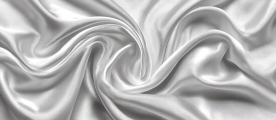 Obraz premium Swirling, lustrous fabric with soft folds