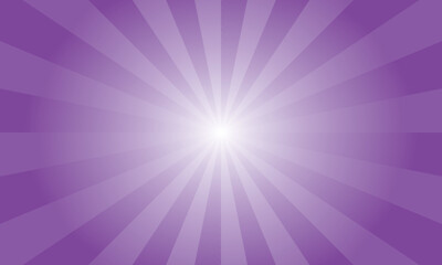 Dark violet retro vintage style background with sun rays. Abstract purple sunburst background. Vector lustration