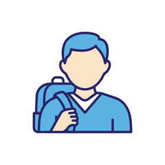 University Student Clip Art Learn, Study, Teach, & Grow – Icon Set for Classroom, Campus, Elementary, Preschool, & Graduation