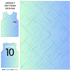 Abstract concept vector jersey pattern template for printing or sublimation sports uniforms football, volleyball, basketball, e-sports, cycling and fishing. Pattern jersey printing.