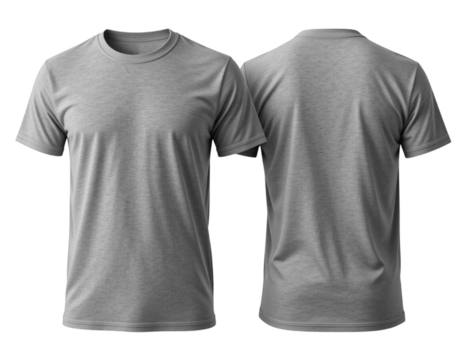 gray t shirt