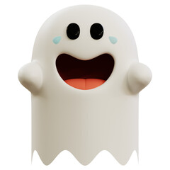 3d emoji funny ghost laughing out loud