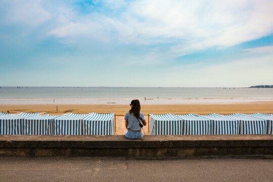Plage de La Baule les Pins Loire atlantique.