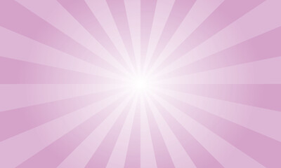 Plum Violet Sunburst Background. Abstract Violet Color Rays Texture Background. Sunburst Background with Rays. Vector Illustration.