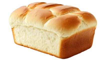 A golden-brown loaf of white bread rests on a kitchen surface, reflecting the warm afternoon sunlight
