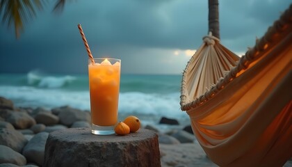 cocktail on the beach