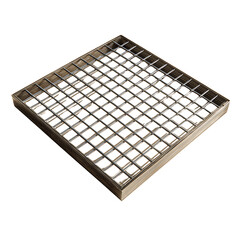 Detailed wooden grid structure showcases a versatile design element suitable for various applications in construction and creative projects