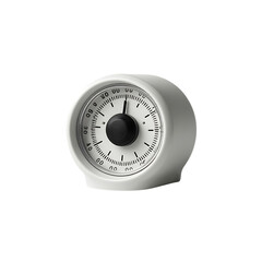 A vintage kitchen timer featuring a classic dial and pointer, perfect for baking, cooking, and meal preparation. Ideal for home chefs and culinary enthusiasts.