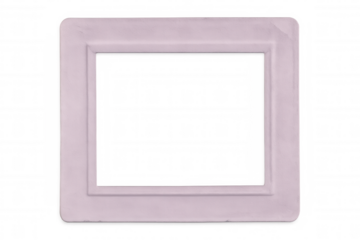 Simple light purple frame with transparent background isolating the subject, perfect for adding images or text