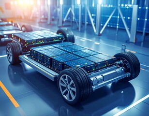 EV Battery on Chassis