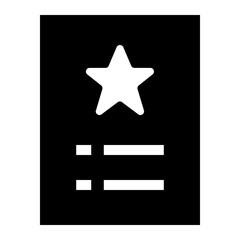 Document with Star Rating