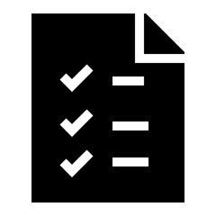 Checklist Document Icon