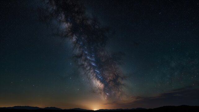 Milky Way Above the Horizon