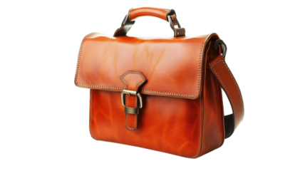 This leather messenger bag features a sleek design, perfect for carrying essentials while complementing any outfit