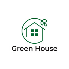 Futuristic Greenhouse Icon with Eco Farming and Smart Tech