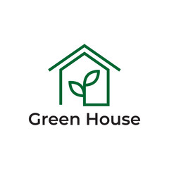 Futuristic Greenhouse Icon with Eco Farming and Smart Tech