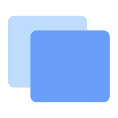 Squares Icon on White Background