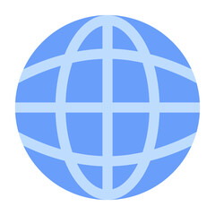 Globe Icon Global Connectivity Symbol
