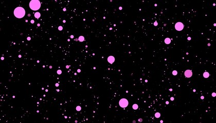 Abstract pink circles on black background (1)