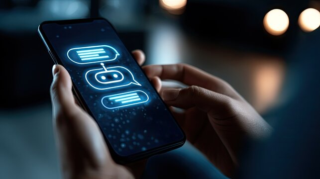 Seamlessly interact with advanced AI chatbots through intuitive mobile interfaces, unlocking efficient communication and personalized digital experiences anytime, anywhere for enhanced productivity.