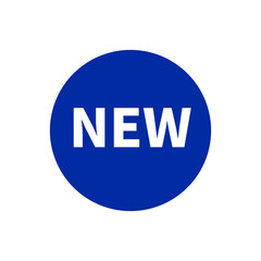 新着ラベル・丸型NEWアイコン – New Arrival Badge Icon (Round)