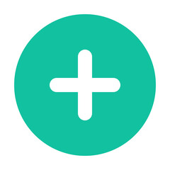 Obraz premium Add Icon in Circle