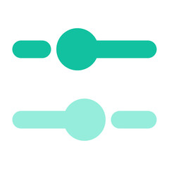 Dual Horizontal Toggle Switch Icons