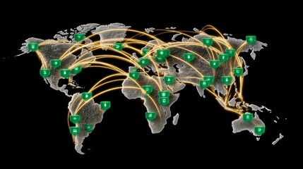 Worldwide environmental goals interactive eco progress map for sustainable development awareness
