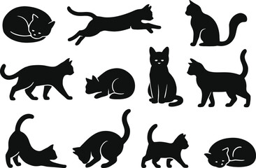 Cat Silhouette Collection
