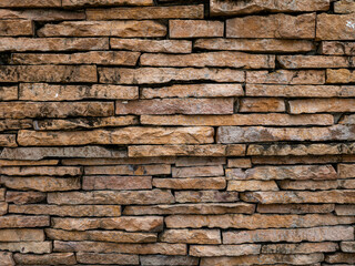 Brown Matte Decorative Wall Stone Texture.