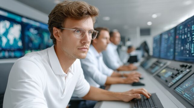 Analyzing logistics control center operations employee insights in real-time monitoring environment