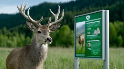 Enhancing nature trails with augmented reality signage and infographics for interactive exploration