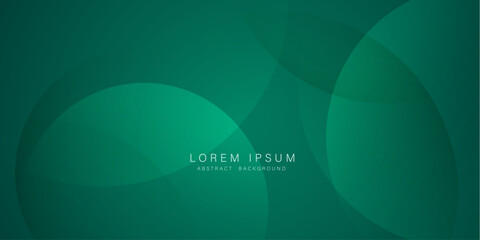 Futuristic Green Abstract Shape Background