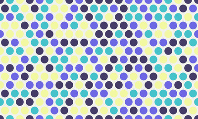 Abstract pastel polka dot pattern.  Vibrant, playful design ideal for backgrounds, website banners, textiles, and packaging.  Repeatable texture with a modern, geometric feel.