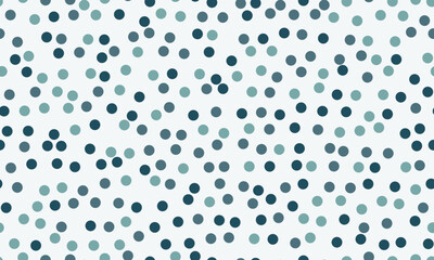 Abstract teal and navy blue polka dot pattern on white background.  Versatile design perfect for website backgrounds, textiles, packaging, and more.