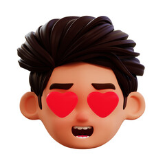 loving emoji 3d icon