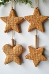 Whimsical Cork Ornaments Charming Rustic Home Decor for a Unique & Warm Atmosphere
