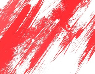 Abstract red paint strokes