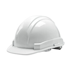 White Safety Helmet for Construction, Industry, and Workplace Use