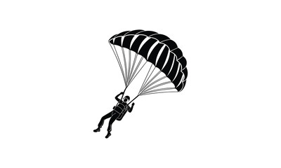 Skydiver Silhouette