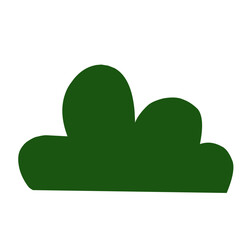 Green bushes vector illustration