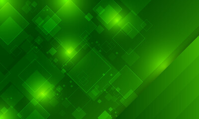 green square tiles electronic cyberspace networking with neon light abstract high technology background