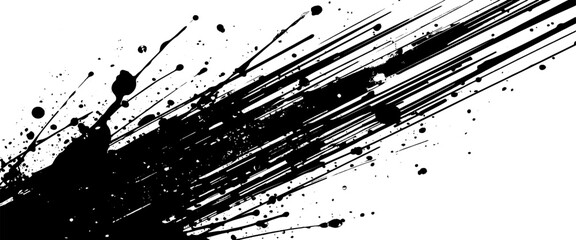 Vector abstract grunge speed lines grunge scratch brush background